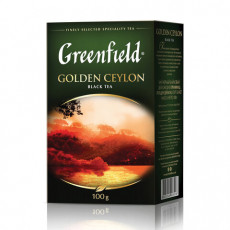 Чай GREENFIELD (Гринфилд) Golden Ceylon ОРА, черный, листовой, 100 г, 0351