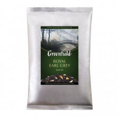 Чай GREENFIELD (Гринфилд) Royal Earl Grey, черный с бергамотом, листовой, 250 г, пакет, 0975-15