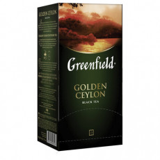 Чай GREENFIELD (Гринфилд) Golden Ceylon, черный, 25 пакетиков в конвертах по 2 г