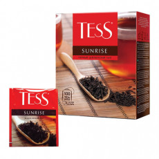 Чай TESS (Тесс) Sunrise, черный цейлонский, 100 пакетиков по 1,8 г, 0918-09