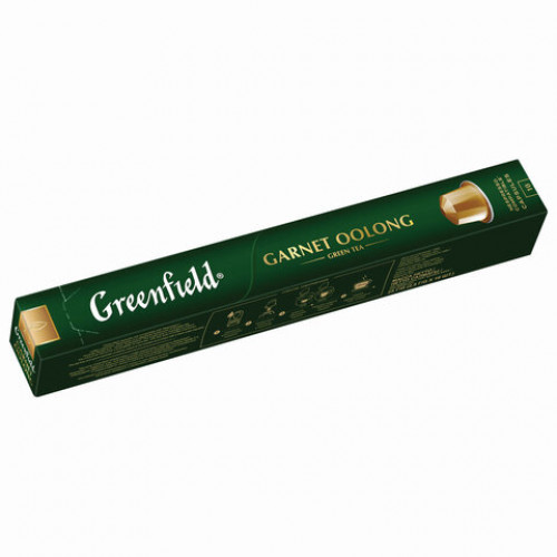 Чай в капсулах GREENFIELD Garnet Oolong, зеленый, гранат-василек, 10 шт. х 2,5 г, 1363-10