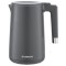 Чайник электрический с двойными стенками SONNEN KT-8719G, 1,5 л, 2200 Вт, графитовый, 454693