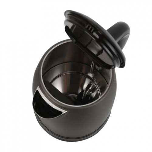 Чайник TEFAL KI270930, 1,7 л, 2400 Вт, закрытый нагревательный элемент, нержавеющая сталь, серый