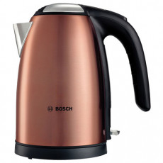 Чайник BOSCH TWK7809, 1,7 л, 2200 Вт, закрытый нагревательный элемент, нержавеющая сталь, медный Чайник BOSCH TWK7809, 1,7 л, 2200 Вт, закрытый нагревательный элемент, нержавеющая сталь, медный