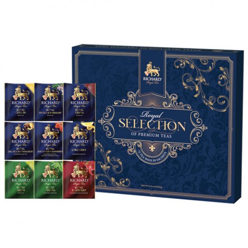 Чай RICHARD Royal Selection Of Premium Teas набор 9 видов ассорти 72 пакетика, 101540