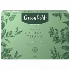 Чай GREENFIELD Natural Tisane, ассорти 6 вкусов, НАБОР 30 пакетиков, 1844-10