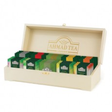 Чай AHMAD Contemporary набор в деревянной шкатулке, ассорти 10 вкусов по 10 пакетиков по 2 г, Z583-2