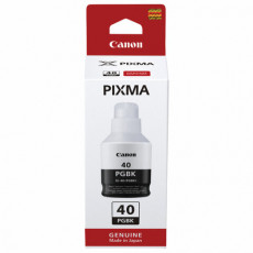 Чернила CANON (GI-40BK) для СНПЧ Pixma G5040/G6040/GM2040, черные, ресурс 6000 страниц, оригинальные, 3385C001