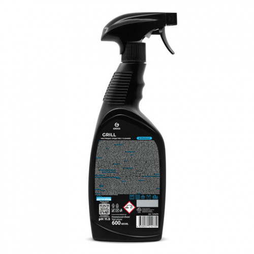 Средство чистящее от жира/нагара 600мл GRASS GRILL DELICATE PROFESSIONAL,щелочное,распылитель, 125713