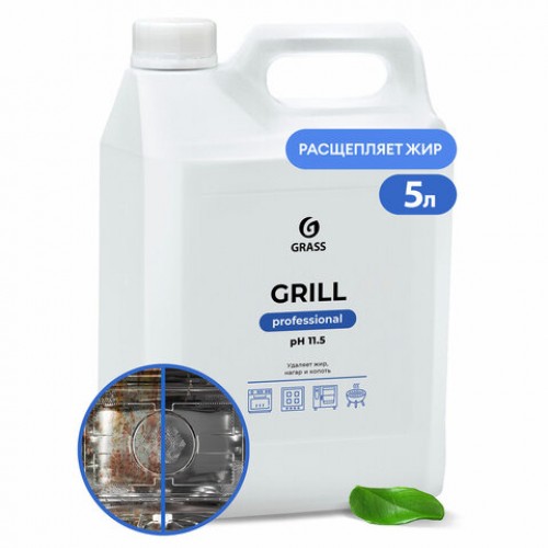 Средство для чистки плит, духовок, грилей от жира/нагара 5,7кг GRASS GRILL Professional, 125586