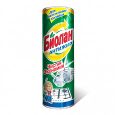 Чистящее средство 400г БИОЛАН Антижир, порошок, ш/к 14743, 30-6