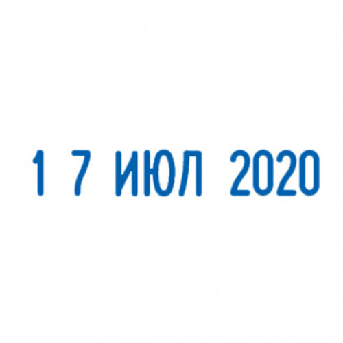 Датер ручной ленточный, оттиск 25х4 мм, месяц буквами, TRODAT 1010, 78471