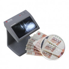 Детектор банкнот CASSIDA Primero Laser, ЖК-дисплей 11 см, просмотровый, ИК, антитокс, спецэлементМ, 3391