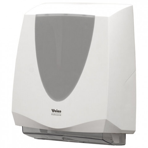 Диспенсер для полотенец листовых VEIRO Professional (H2/H3) Prima, V/Z/W-сложения, белый
