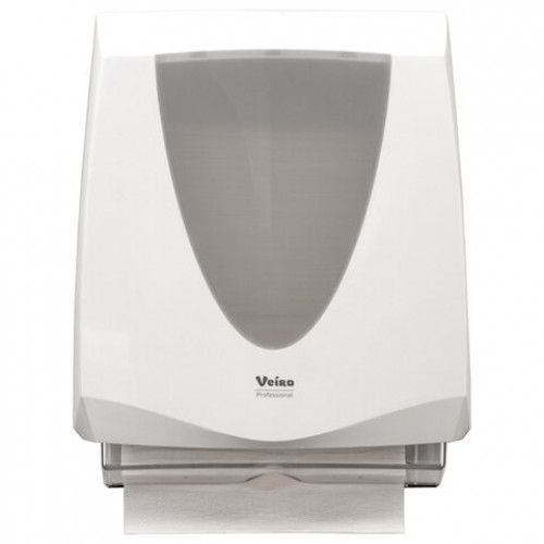 Диспенсер для полотенец листовых VEIRO Professional (H2/H3) Prima, V/Z/W-сложения, белый