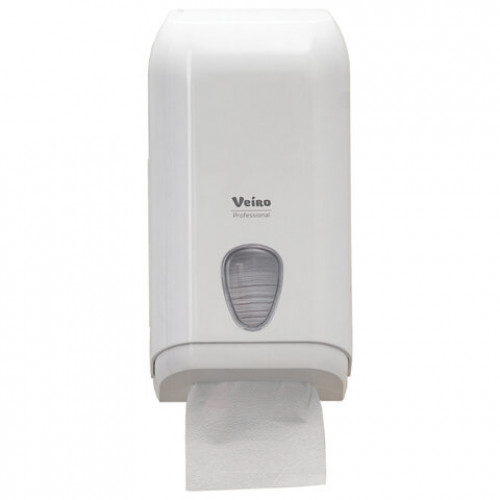 Диспенсер для туалетной бумаги листовой VEIRO Professional (T3) L-one, белый, A620KK1NS