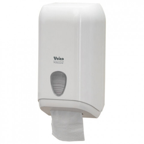 Диспенсер для туалетной бумаги листовой VEIRO Professional (T3) L-one, белый, A620KK1NS