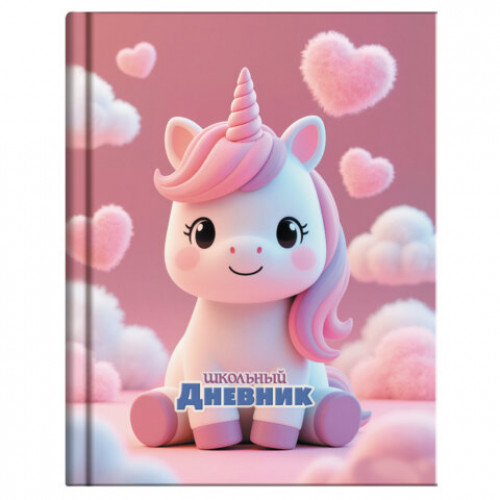 Дневник 1-4 класс 48 л., твердый, ЮНЛАНДИЯ, глянцевая ламинация, с подсказом, МИКС, 107580