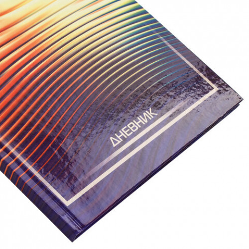 Дневник 5-11 класс, 48 л., твердый, BRAUBERG, глянцевая ламинация, с подсказом, Фантазия, 106065