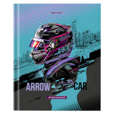 Дневник 5-11 класс 48 л., твердый, BRAUBERG, глянцевая ламинация, с подсказом, Race Car, 106624