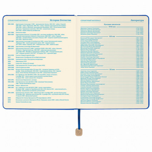 Дневник 1-11 класс 48 л., обложка кожзам (гибкая), термотиснение, BRAUBERG ORIGINAL, голубой, 105965