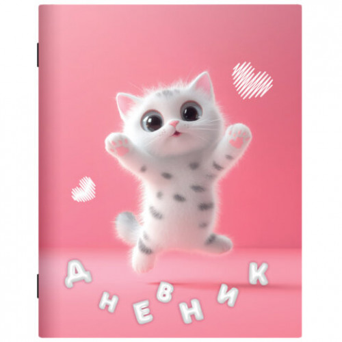 Дневник 1-11 класс 40 л., на скобе, ПИФАГОР, обложка картон, МИКС Универсальный, 107578