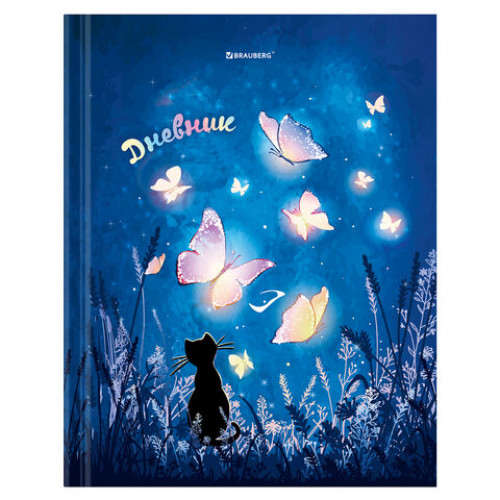 Дневник 1-11 класс 40 л., твердый, BRAUBERG, глянцевая ламинация, Magical, 106369