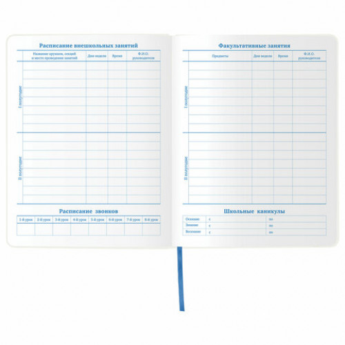 Дневник 1-11 класс 48 л., обложка кожзам (гибкая), термотиснение, фольга, BRAUBERG, КИТЫ, 105971