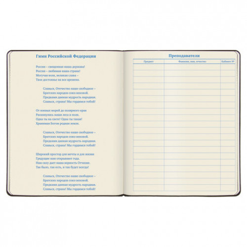 Дневник 1-11 класс 48 л., обложка кожзам (гибкая), термотиснение, BRAUBERG ORIGINAL, красный, 105964