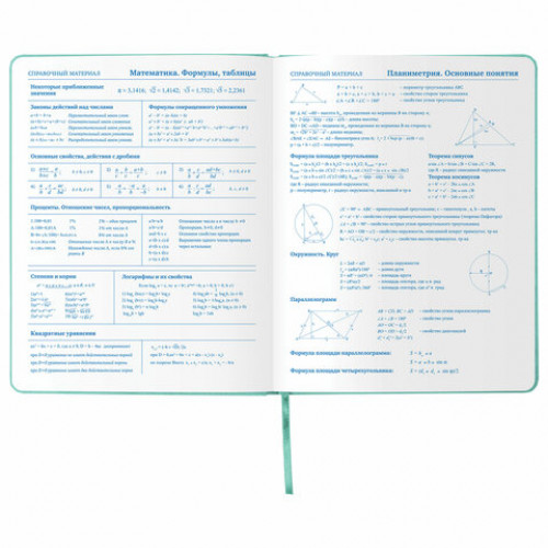 Дневник 1-11 класс 48 л., обложка кожзам (твердая), тиснение, аппликация, BRAUBERG, РУСАЛКА, 105978