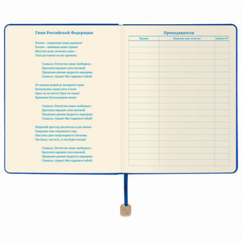 Дневник 1-11 класс 48 л., обложка кожзам (гибкая), термотиснение, BRAUBERG ORIGINAL, голубой, 105965