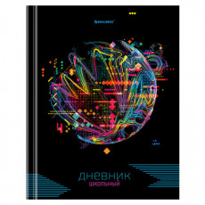 Дневник 1-11 класс 40 л., твердый, BRAUBERG, глянцевая ламинация, Internet, 106619