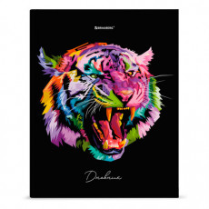 Дневник 1-11 класс 40 л., твердый, BRAUBERG, глянцевая ламинация, Tiger, 106382