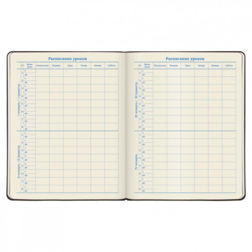 Дневник 1-11 класс 48 л., обложка кожзам (гибкая), термотиснение, BRAUBERG ORIGINAL, красный, 105964