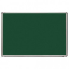 Доска для мела магнитная 60x90 см, зеленая, алюминиевая рамка, 2х3 OFFICE, (Польша), TKA96