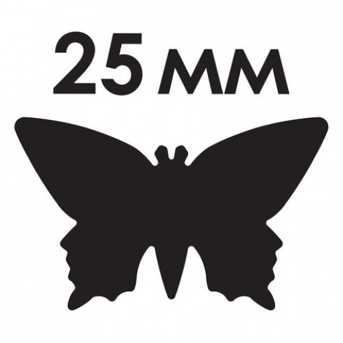 Дырокол фигурный Бабочка, диаметр вырезной фигуры 25 мм, ОСТРОВ СОКРОВИЩ, 227164