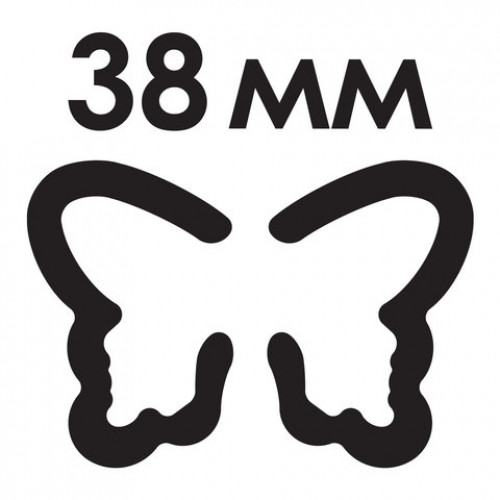 Дырокол фигурный 3D Бабочка, диаметр вырезной фигуры 38 мм, ОСТРОВ СОКРОВИЩ, 227179