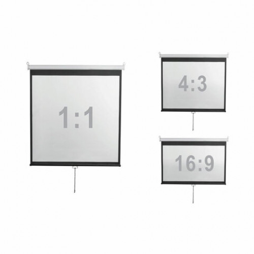 Экран проекционный настенный 112 (206x209 см), электропривод, 1:1, DIGIS OPTIMAL-D, DSOD-1105