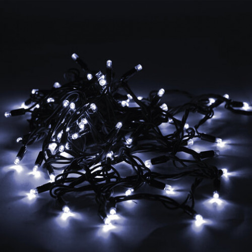 Электрогирлянда уличная ЗОЛОТАЯ СКАЗКА Heavy Rain, IP65, 100 LED, 10 м, холодный белый, 591296
