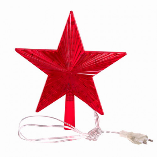 Звезда на ель ЗОЛОТАЯ СКАЗКА Digital 31 LED, 21,5 см, цифровая смена режимов, 591273