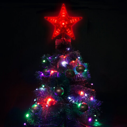 Звезда на ель ЗОЛОТАЯ СКАЗКА Digital 31 LED, 21,5 см, цифровая смена режимов, 591273