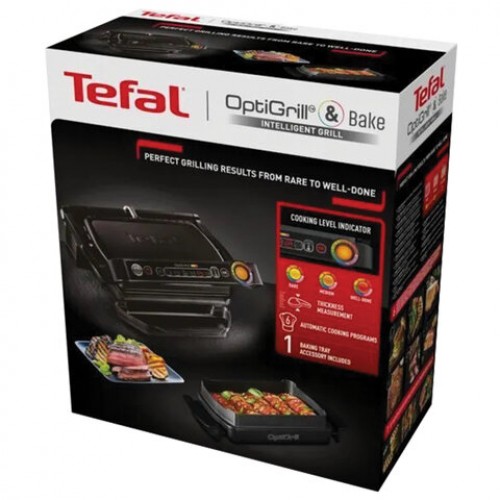 Электрогриль TEFAL GC714834, 2000Вт, съемные панели, регулировка температуры, черный, 7211002749