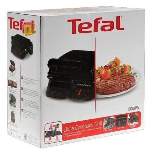 Электрогриль TEFAL GC306012, 2000Вт, съемные панели, регулировка температуры, серебри, 1500636334