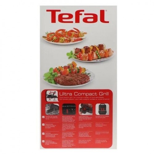 Электрогриль TEFAL GC306012, 2000Вт, съемные панели, регулировка температуры, серебри, 1500636334