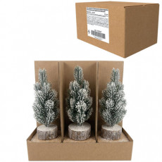 Ель новогодняя искусственная настольная 19 см, заснеженная, литой ПЭТ, ЗОЛОТАЯ СКАЗКА, 592857 Ель новогодняя искусственная настольная 19 см, заснеженная, литой ПЭТ, ЗОЛОТАЯ СКАЗКА, 592857