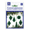 Елочные украшения из бумаги, НАБОР 6 шт., с глиттером, цвет изумрудный, ЗОЛОТАЯ СКАЗКА, 592541