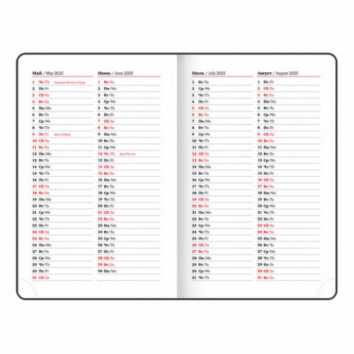 Ежедневник датированный 2025 МАЛЫЙ ФОРМАТ 100х150 мм А6, BRAUBERG Select, балакрон, черный, 115752