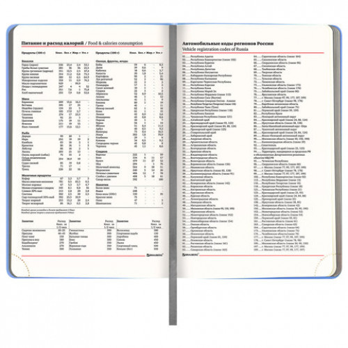Ежедневник недатированный А5 138х213 мм BRAUBERG Metropolis Mix, под кожу, 136 л., голубой, 113296