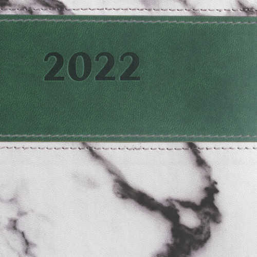 Ежедневник датированный 2022 А5 148х218 мм GALANT Athens, под кожу, зеленый, 112942
