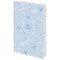 Ежедневник датированный 2026 145х215 мм, А5, STAFF, ламинированная обложка, Blue Flowers, 117316